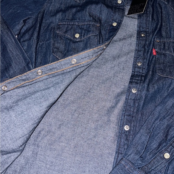 Levi’s Jean button down shirt with tags - Picture 8 of 16
